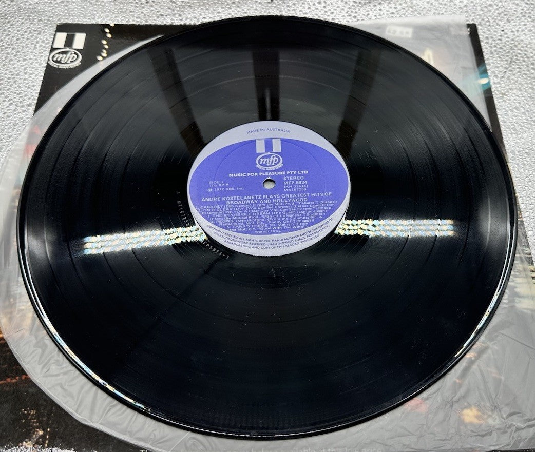 Andre Kostelanetz - Plays Greatest Hits Of Broadway And Hollywood Record In OK