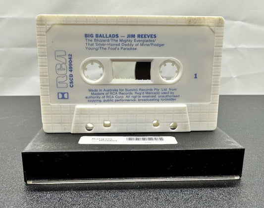 Big Ballads : Jim Reeves Cassette Tape In OK Condition 7778