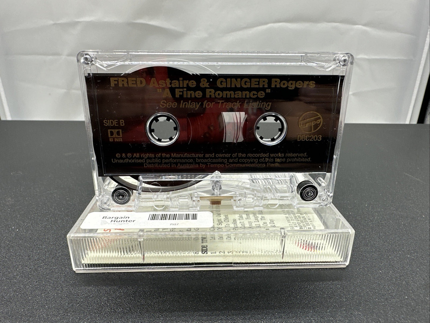 A Fine Romance : Fred Astaire & Ginger Rogers Cassette Tape In Good Cond 7537