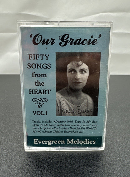 Our Gracie Fifty Songs From The Heart Vol.1 Cassette Tape In OK Condition 7551