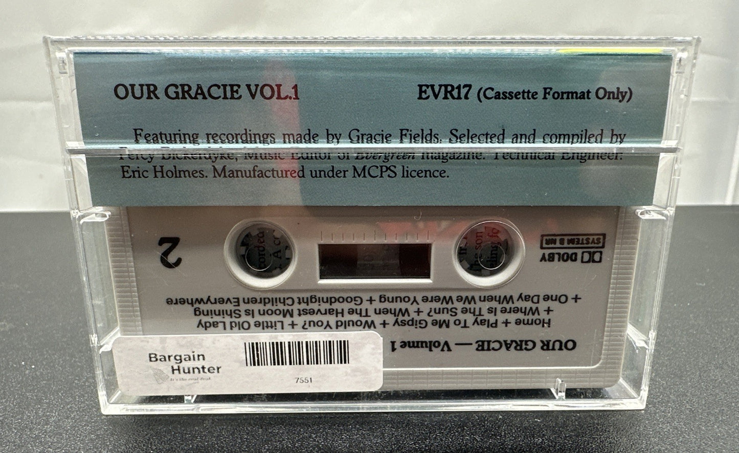Our Gracie Fifty Songs From The Heart Vol.1 Cassette Tape In OK Condition 7551
