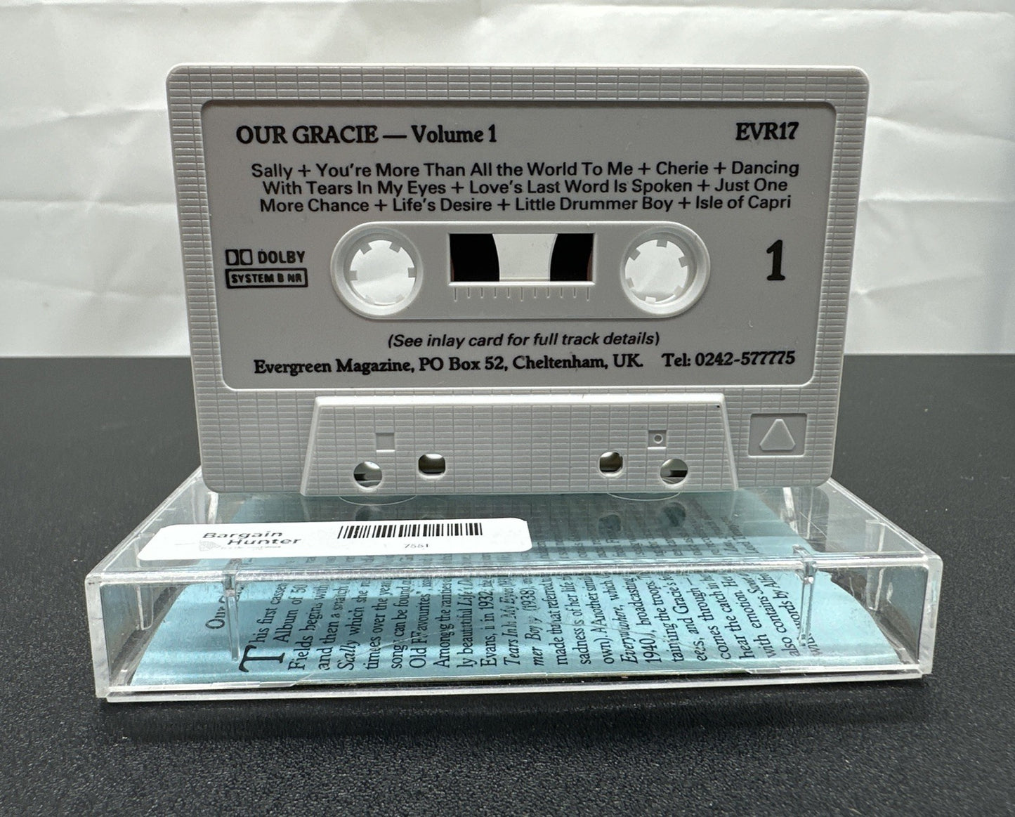 Our Gracie Fifty Songs From The Heart Vol.1 Cassette Tape In OK Condition 7551