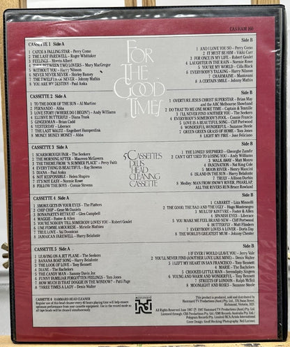 For The Good Times 5 Compilation 1980s Cassette Tapes In Good Condition