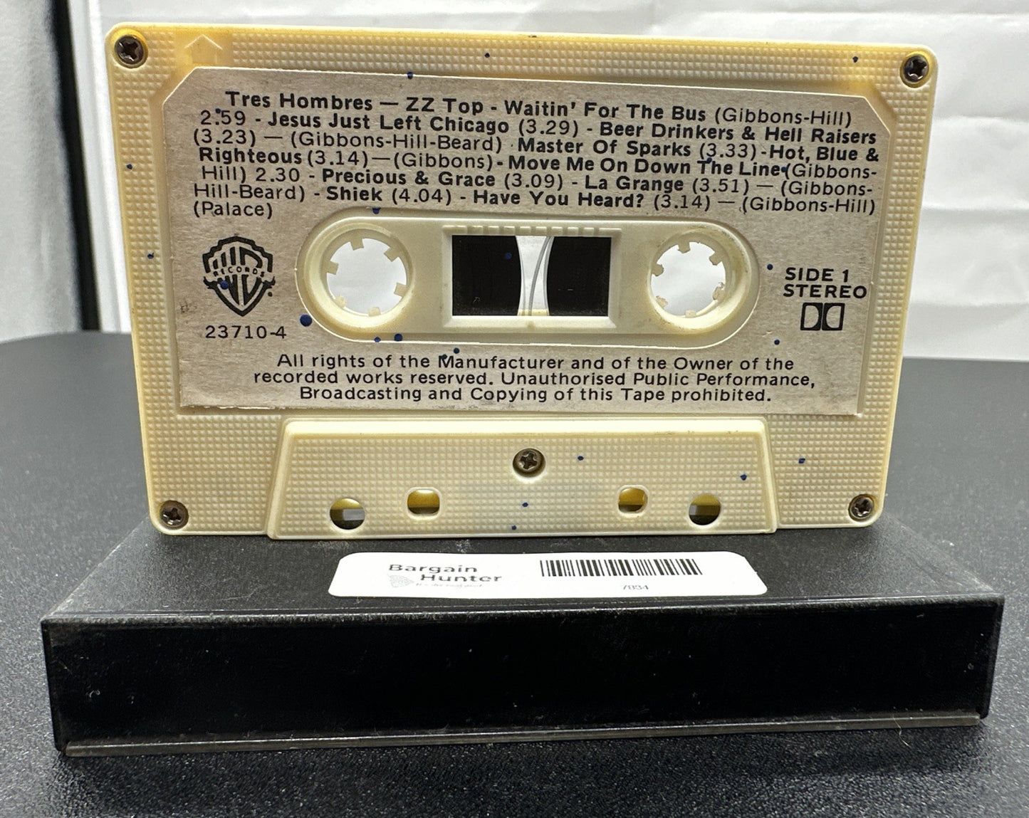 The Best OF ZZ Top Cassette Tape In OK Condition 7834