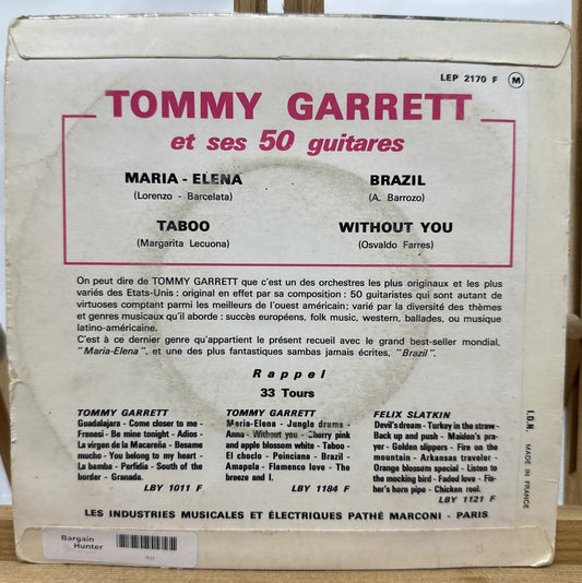 The 50 Guitars Of Tommy Garrett – Maria Elena 7” Record In Good Condition 7451