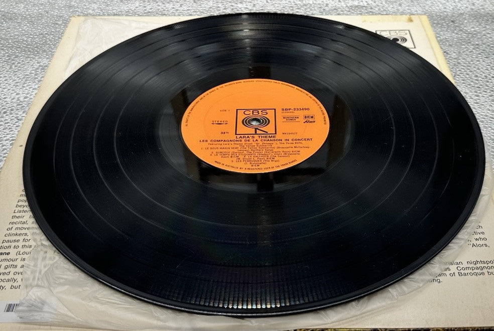 Les Compagnons De La Chanson - Lara's Theme In Concert Record In GC 6642