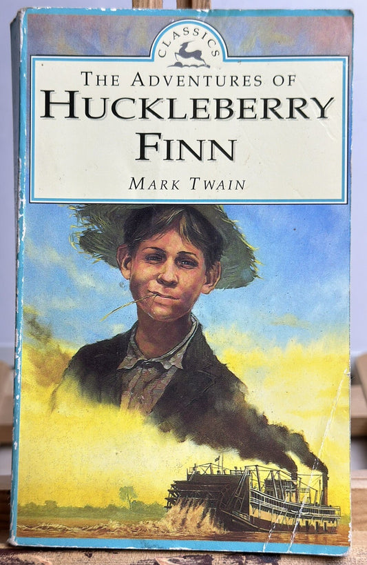 The Adventures Of Huckleberry Finn By Mark Twain - Novel In OK Condition