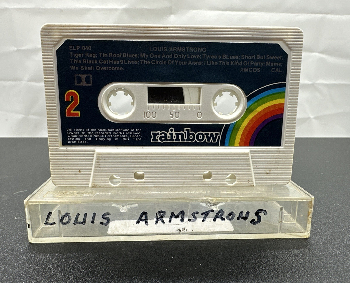 Louis Armstrong Cassette Tape In OK Condition 7843