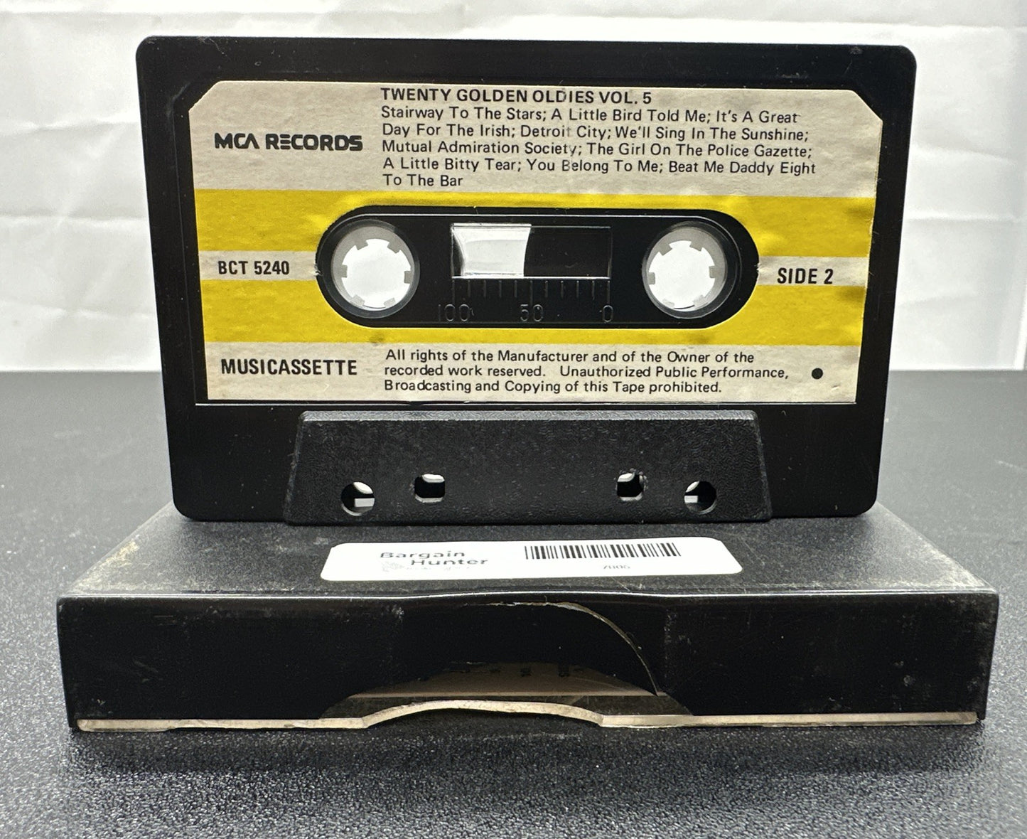 Twenty Golden Oldies Vol.5 Cassette Tape In OK Condition 7805