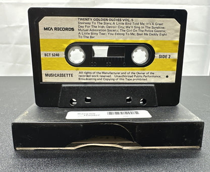 Twenty Golden Oldies Vol.5 Cassette Tape In OK Condition 7805