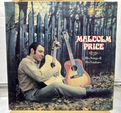 Malcolm Price His Songs and His Guitars Record In Good Condition 7036