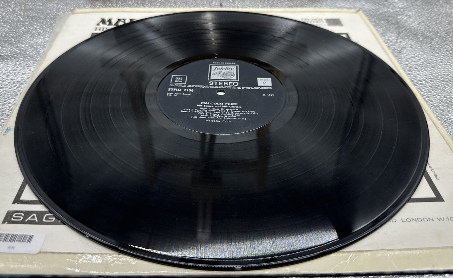 Malcolm Price His Songs and His Guitars Record In Good Condition 7036
