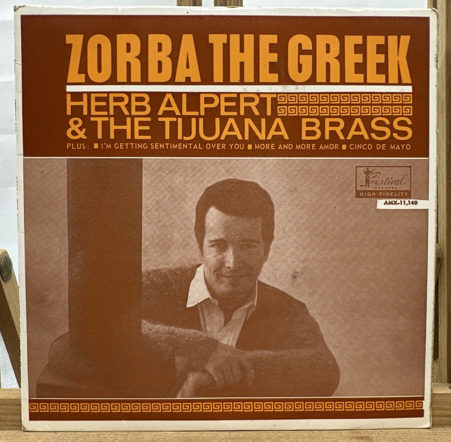 Herb Alpert & The Tijuana Brass, Zorba The Greek 7” Record In Good Condition7892