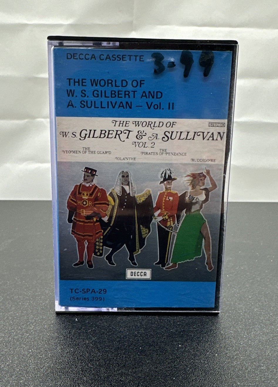 The World Of W.S. Gilbert And A. Sullivan - Vol.2 Cassette Tape In Good Cond7598