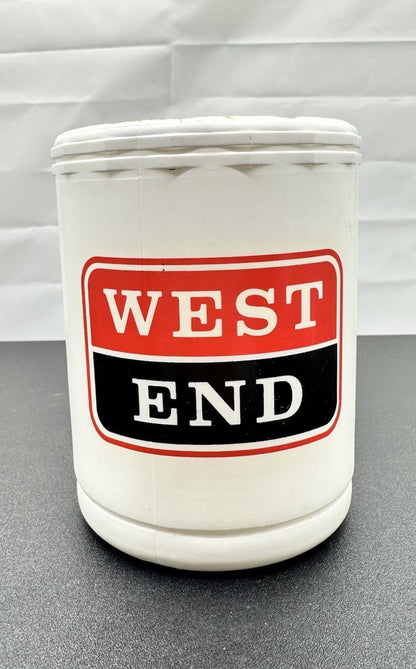 Vintage WEST END BEER Hard Plastic Stubby Holder In Good Condition  9100