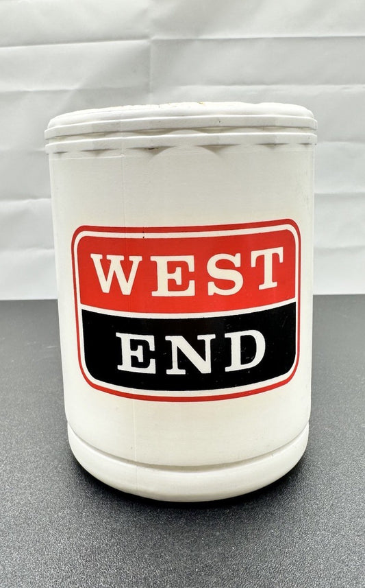 Vintage WEST END BEER Hard Plastic Stubby Holder In Good Condition  9100