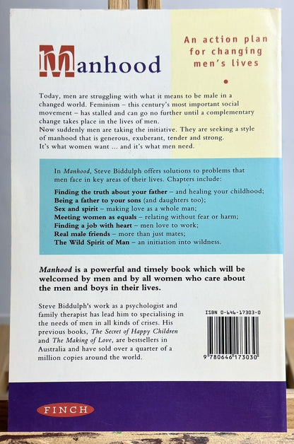 Manhood By Steve Biddulph - Novel In Good Condition