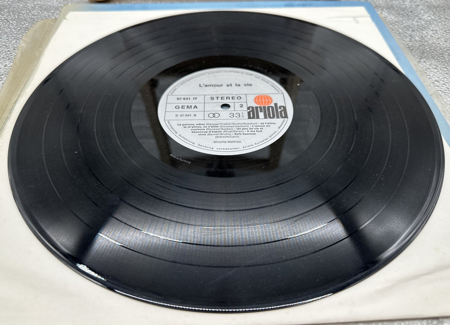 Mireille Mathieu Lamour Et La Vie Record In Good Condition 7431