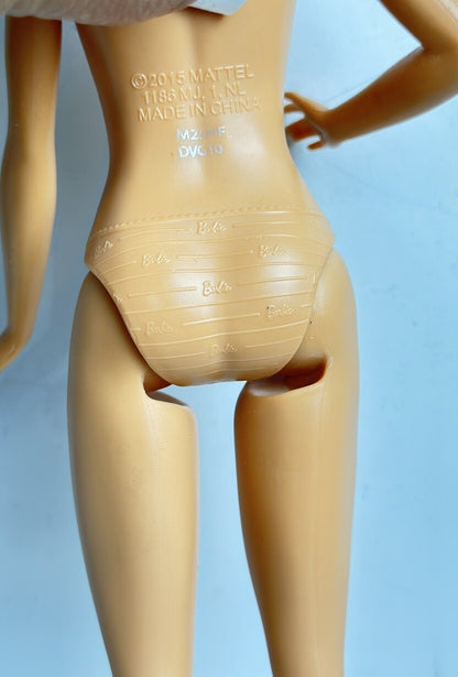 Barbie Doll Dreamhouse Adventures Travel Mattel 2015 Nude Bare Blonde