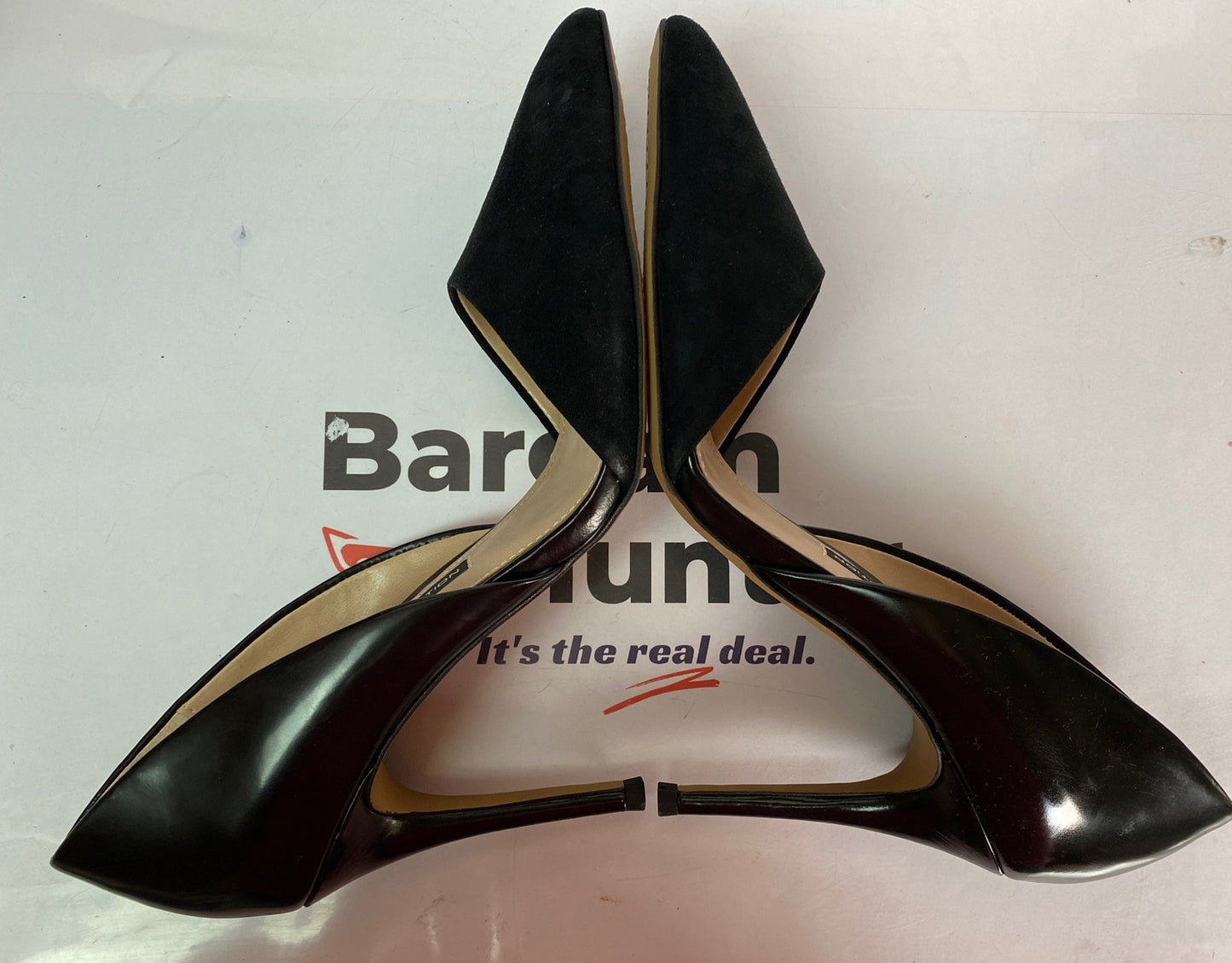2924 French Connection Elvia 214014 Black High Heels Leather Summer Sizing 41