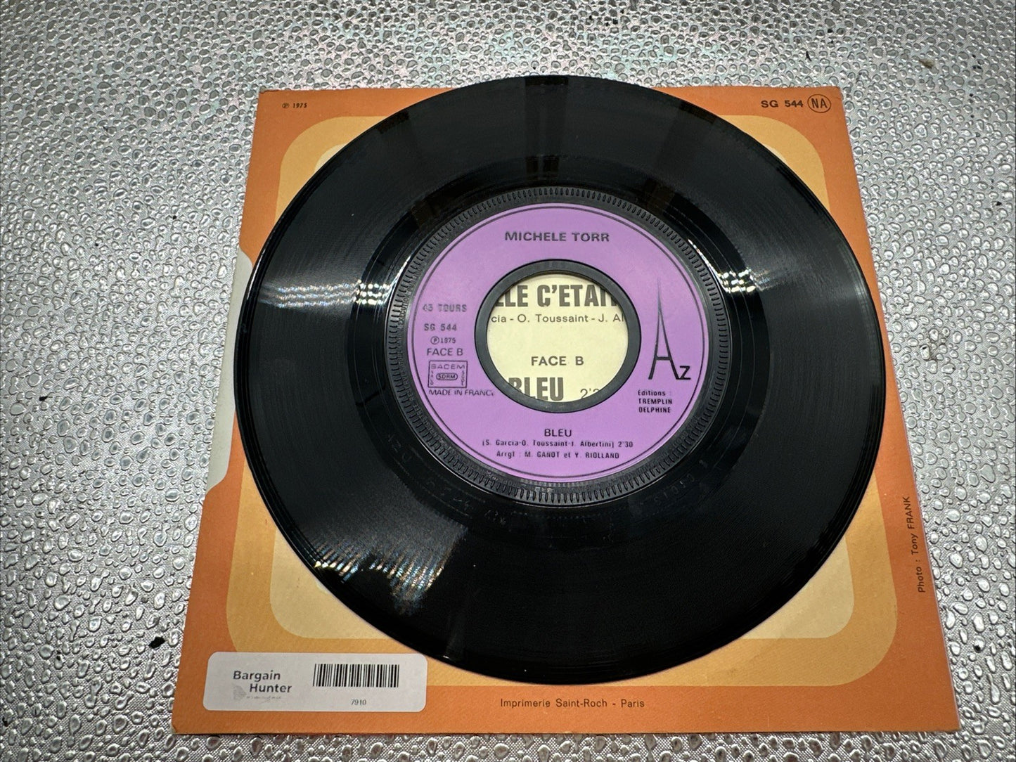 Gette Fille C'etait Moi - Michele Torr 7” Record France In Good Condition 7910