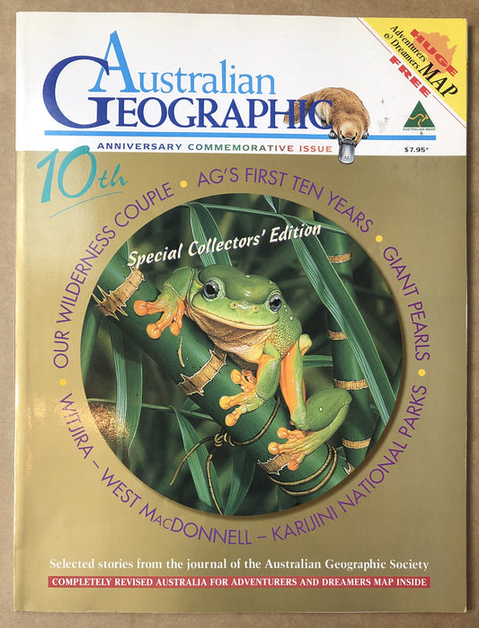 Australian Geographic Magazine 10th Anniversary Commemorative In Good Condition