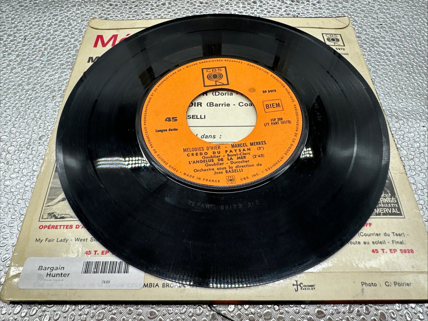 Melodies D'hier Marcel Merkes 7” Record In Good Condition 7449