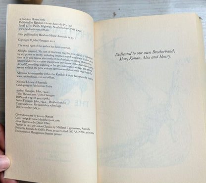 Brotherband The Outcasts By John Flanagan - Novel In Good Condition