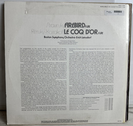Stravinsky / Rimsky-Korsak - Firebird Suite / Le Coq D'Or Suite - 12" Record