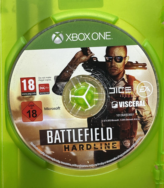 Battlefield Hardline  Xbox One DISC ONLY Game In Good Condition 8180