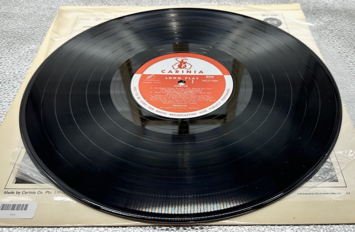 Heintje Record In Good Condition 6712