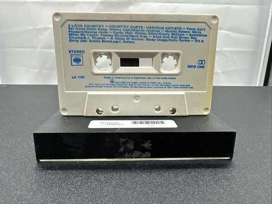I Love Country Duets Cassette Tape In OK Condition 7785