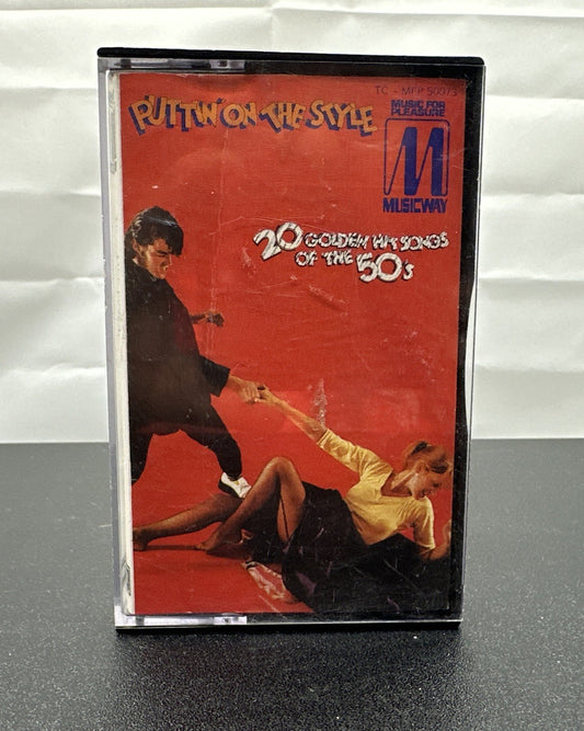 Puttin' On The Style 20 Golden Hot Songs Of The 50's Cassette Tape OK Cond 7774