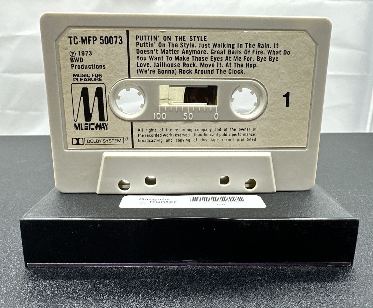Puttin' On The Style 20 Golden Hot Songs Of The 50's Cassette Tape OK Cond 7774