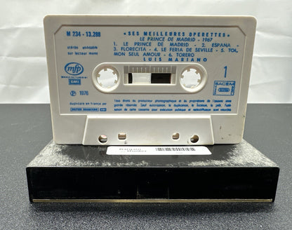 Luis Mariano Cassette Tape In OK Condition 7862