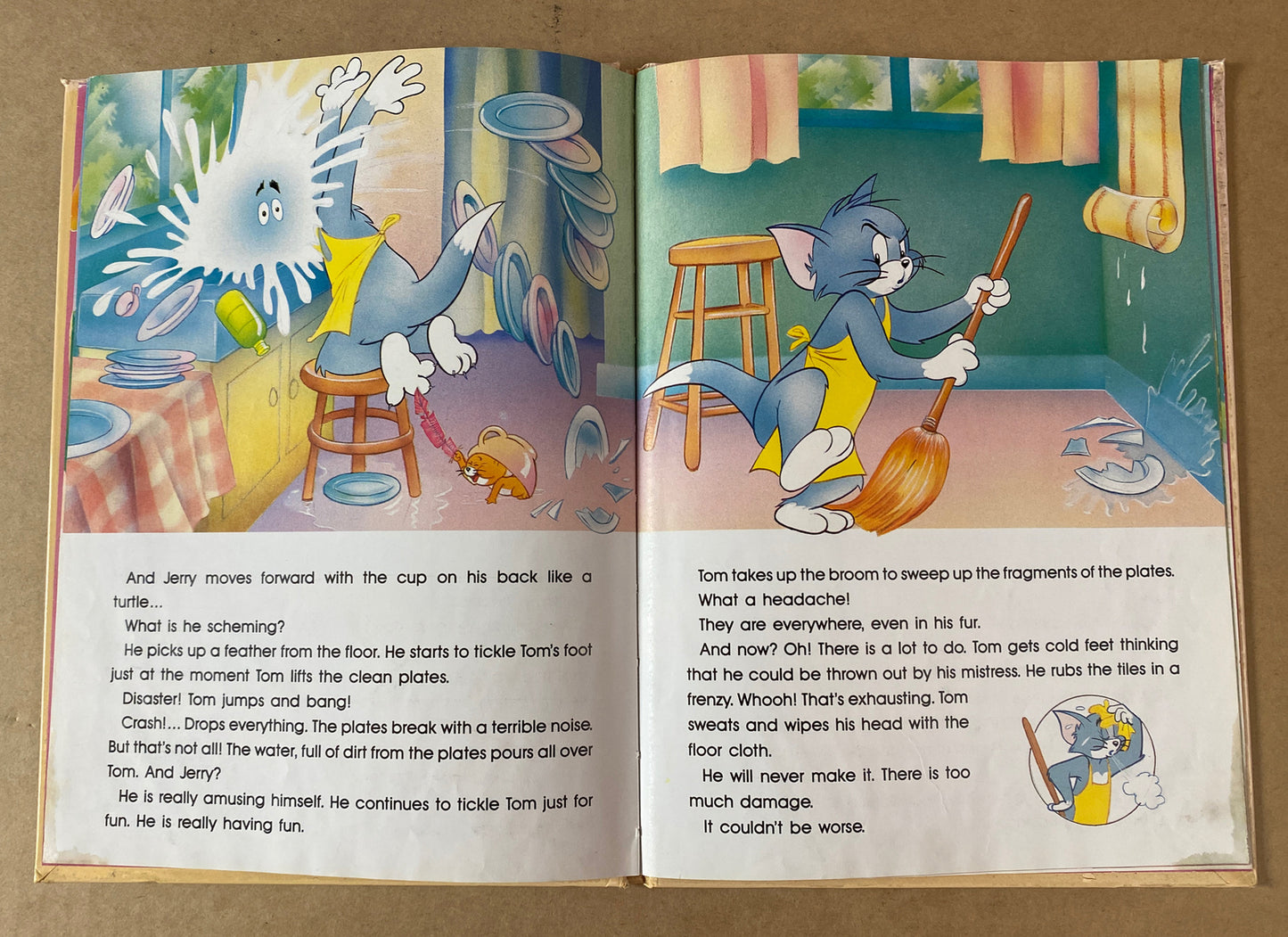A Day In The Life Of Tom And Jerry In Good Condition 1988 +Free Post