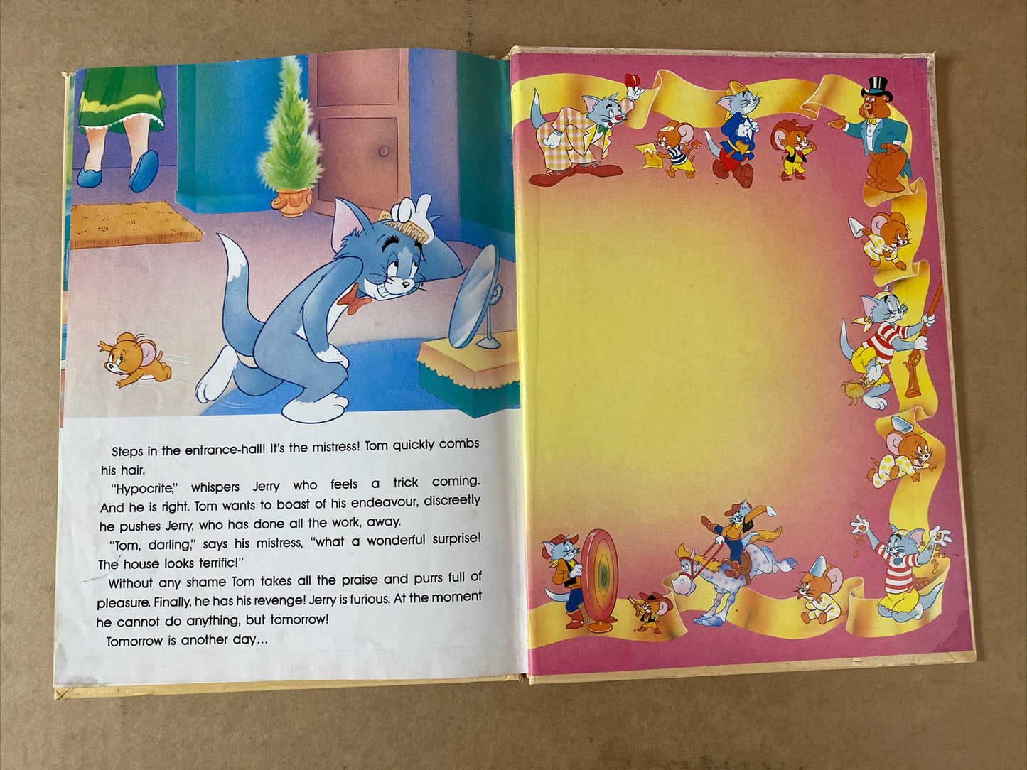 A Day In The Life Of Tom And Jerry In Good Condition 1988 +Free Post
