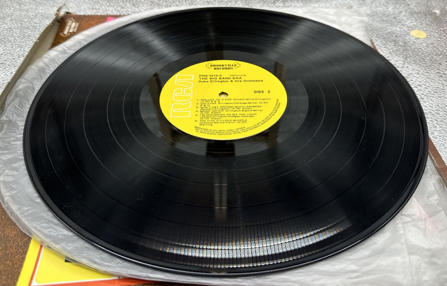 Original Hits Of The Fabulous Big Bands 5 Record Set In Good Condition 6877