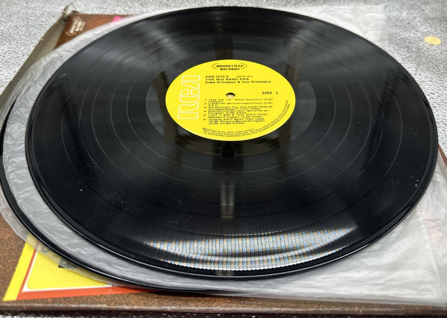 Original Hits Of The Fabulous Big Bands 5 Record Set In Good Condition 6877