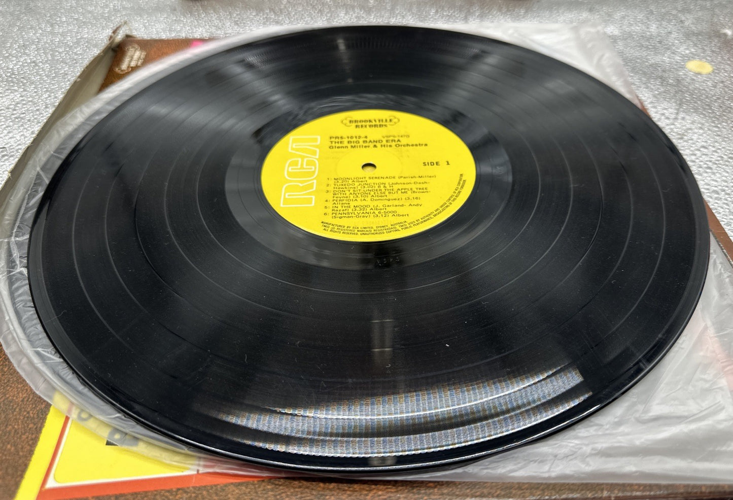 Original Hits Of The Fabulous Big Bands 5 Record Set In Good Condition 6877