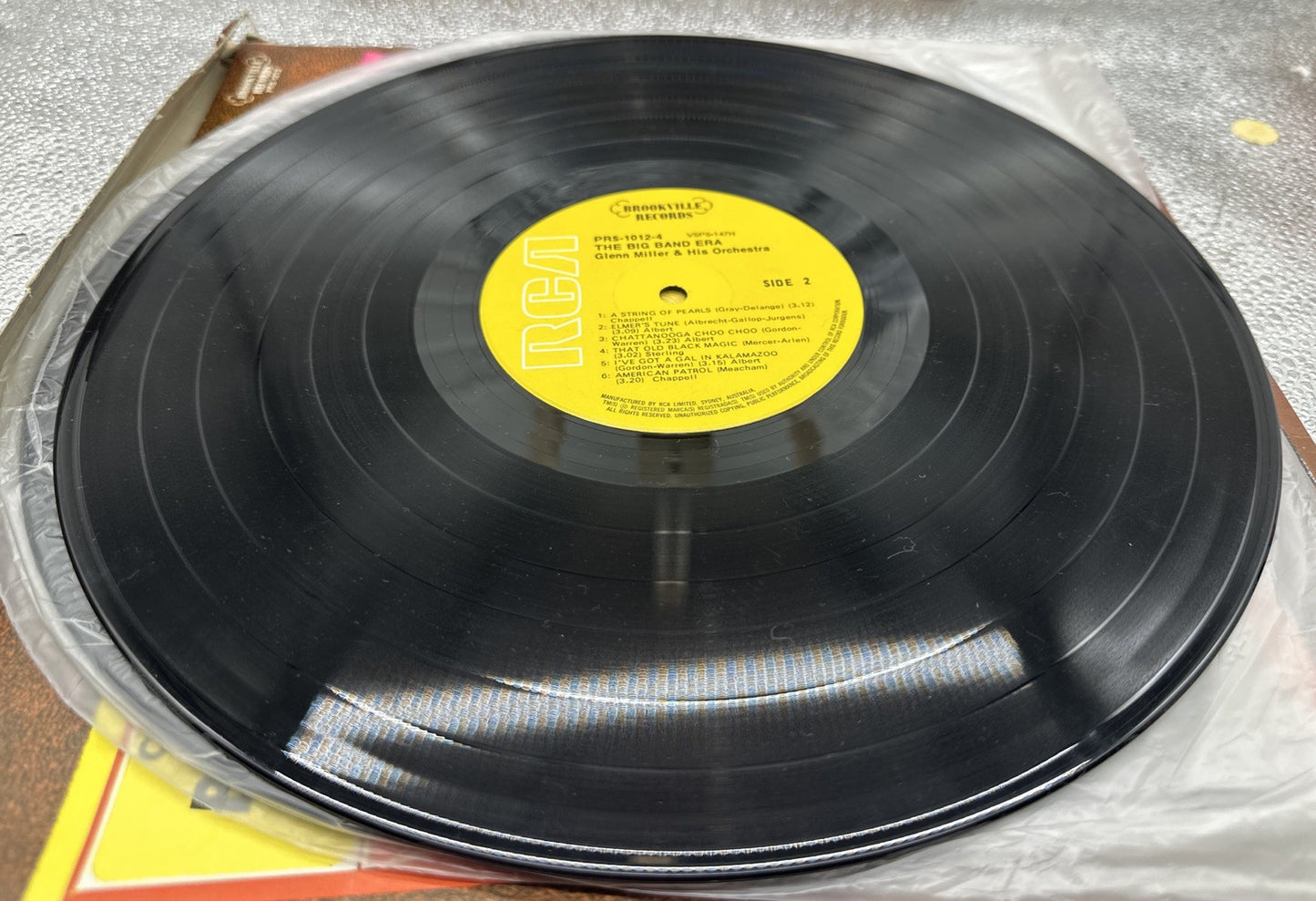 Original Hits Of The Fabulous Big Bands 5 Record Set In Good Condition 6877