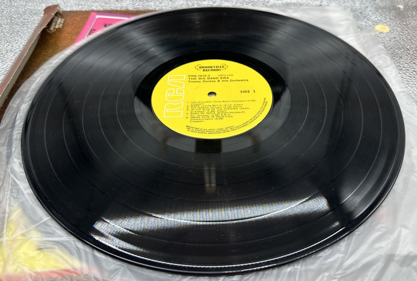 Original Hits Of The Fabulous Big Bands 5 Record Set In Good Condition 6877
