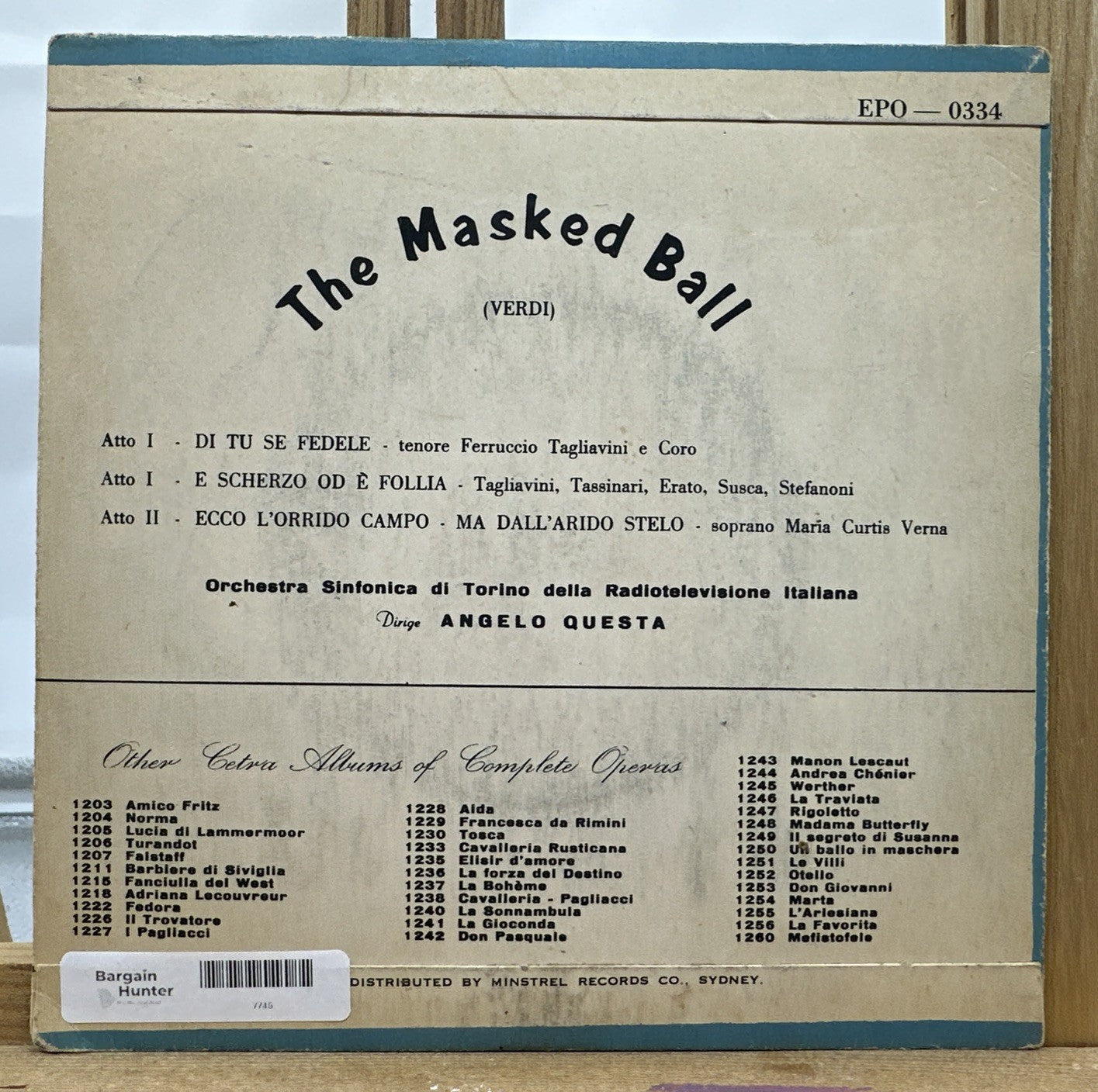 The Masked Ball 7” Record In Good Condition 7745
