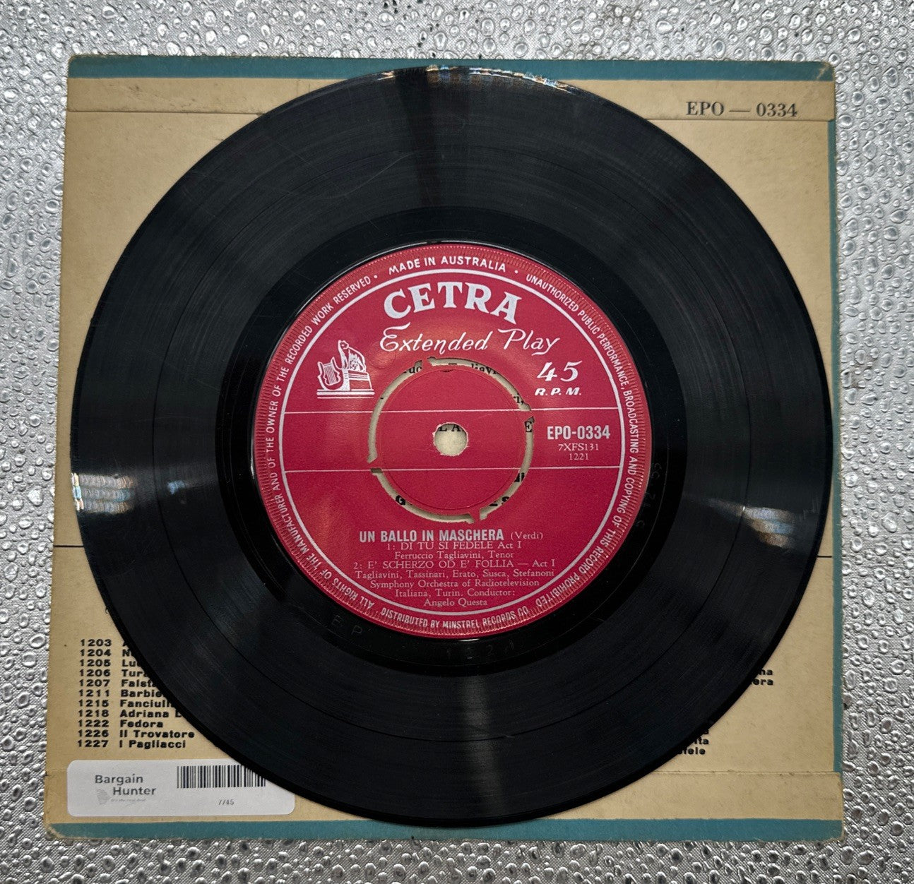 The Masked Ball 7” Record In Good Condition 7745
