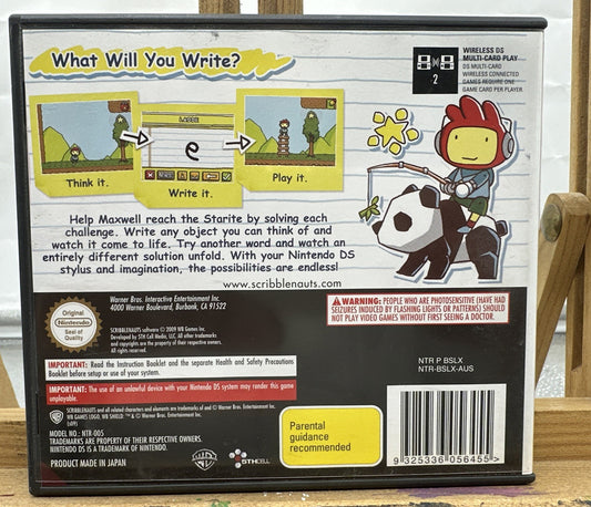 Scribblenauts Nintendo DS Complete Game 9250