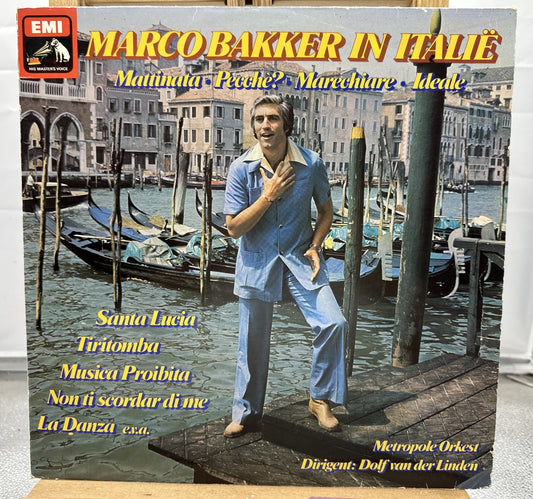 Marco Bakker In Italië Record In Good Condition 6956