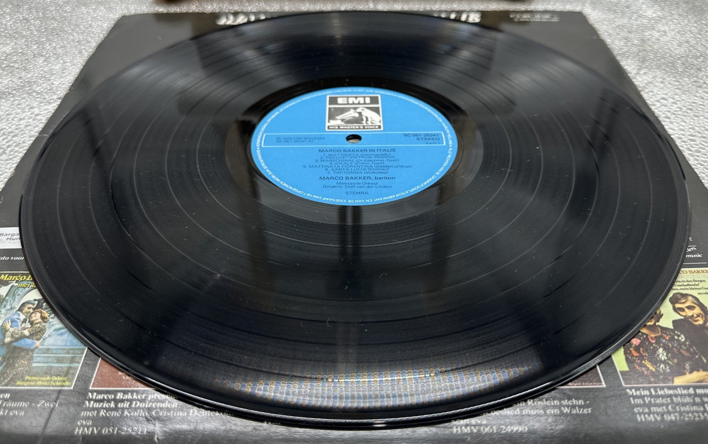 Marco Bakker In Italië Record In Good Condition 6956