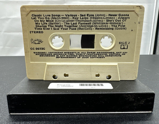 Classic Love Songs Cassette Tape In OK Condition 8077