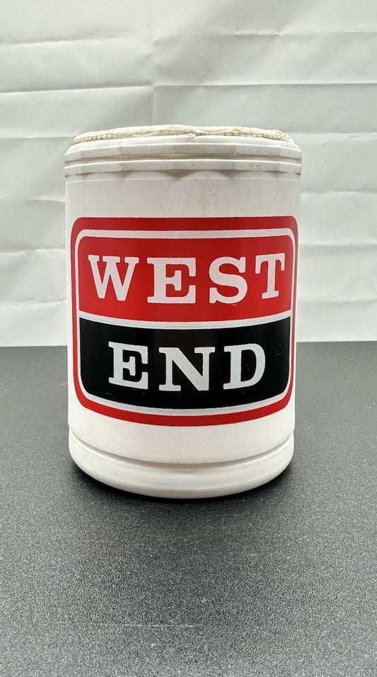 Vintage WEST END BEER Hard Plastic Stubby Holder In OK Condition  9101