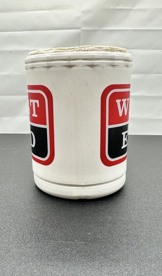 Vintage WEST END BEER Hard Plastic Stubby Holder In OK Condition  9101